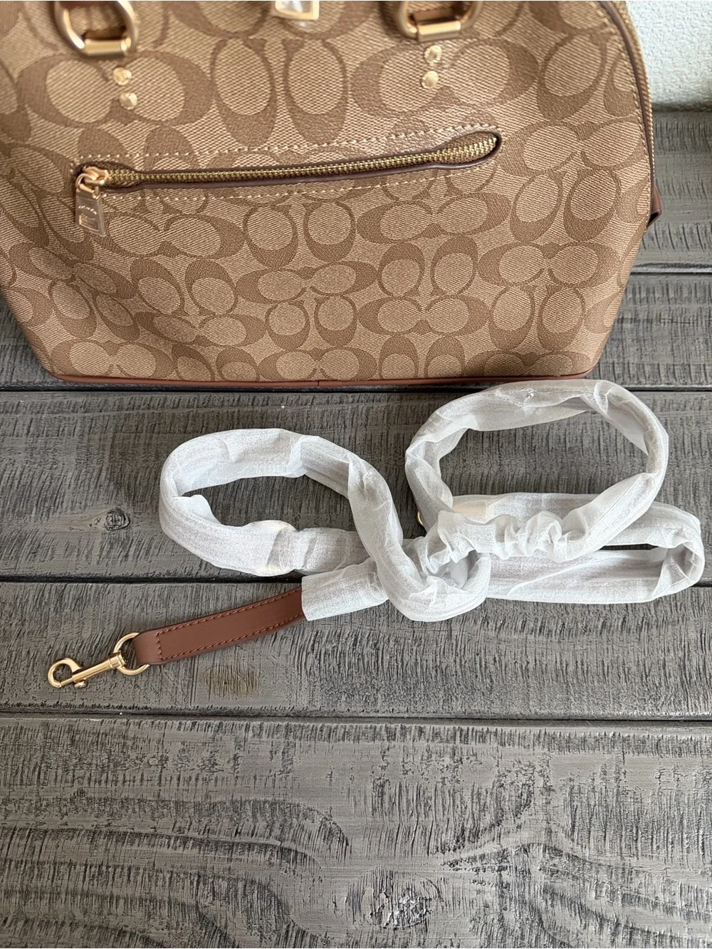 Coach Katy Satchel NWOT